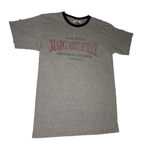 Margaritaville Other - Margaritaville Graphic T-Shirt Mens Medium Grey Excellent Jimmy Buffett Ringer